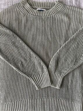 American Eagle Outfitters Sage Crewneck Sweater